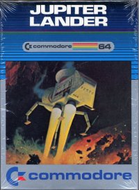 Jupiter Lander Commodore 64 US box art